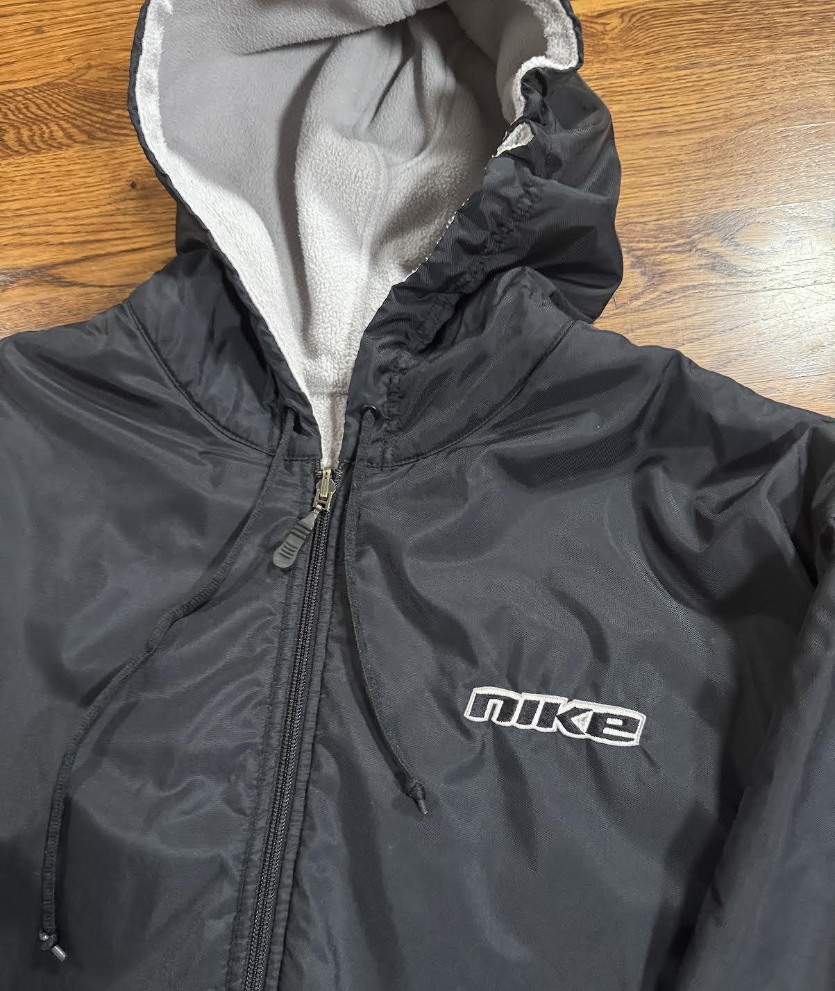 Vintage Nike Reversible Nylon / Fleece Jacket (Size XXL Vintage Nike Reversible Nylon / Fleece Jacket (Size XXL